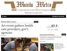 Tablet Screenshot of manilametro.com